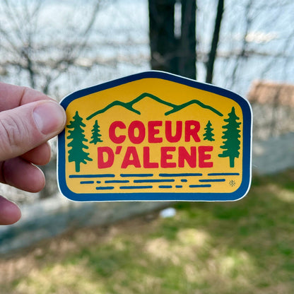 Coeur d'Alene Vintage Camp Sticker
