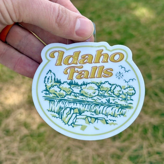 Idaho Falls Vintage Vista Sticker