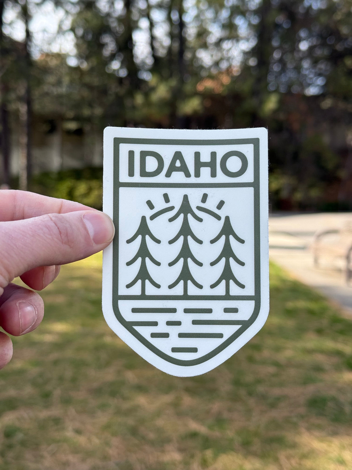 Idaho Forest Patch Sticker