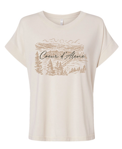 Coeur d'Alene Blue Creek Bay Women's Tee