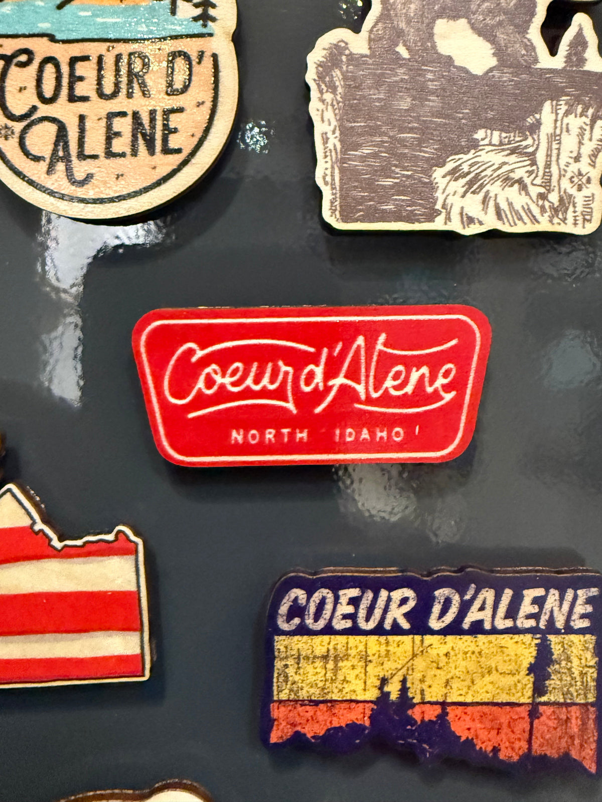 Classy Coeur d'Alene North Idaho - Wooden Magnet (Printed)