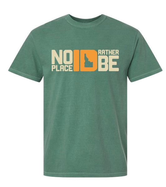No Place ID Rather Be Tee - Light Green