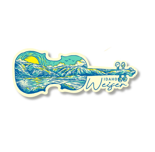 Weiser Idaho Guitar Sticker