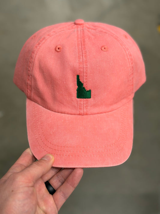 The Idaho Shape Coral Pigment Dyed Hat
