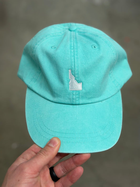 The Idaho Shape Seafoam Pigment Dyed Hat