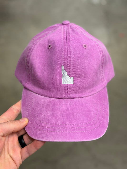 The Idaho Shape Purple Pigment Dyed Hat
