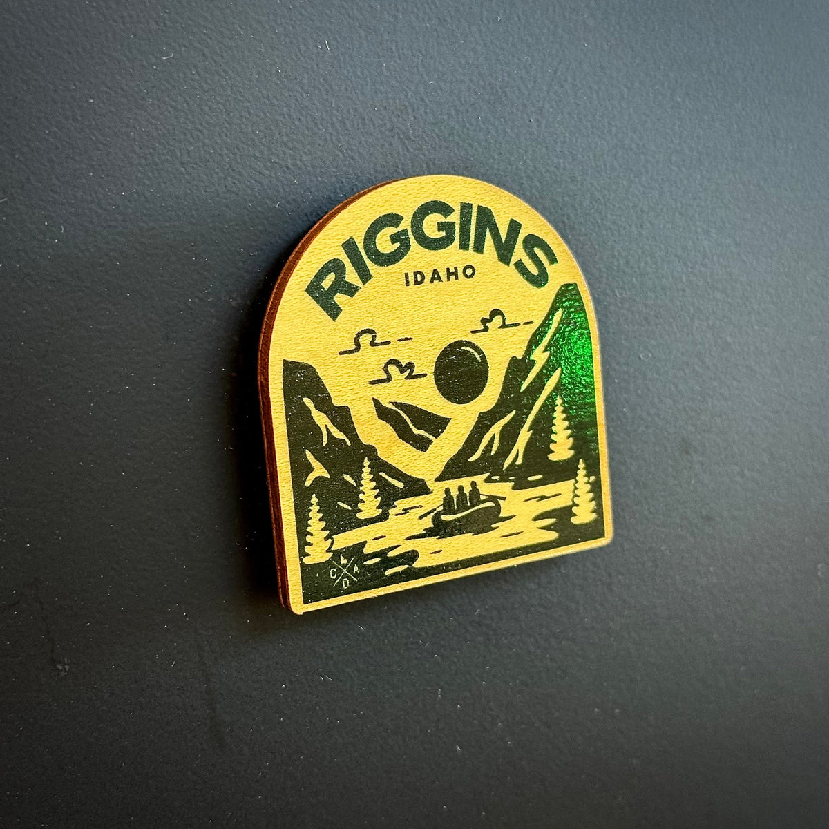 Raft Riggins Idaho Wooden Magnet (Printed)
