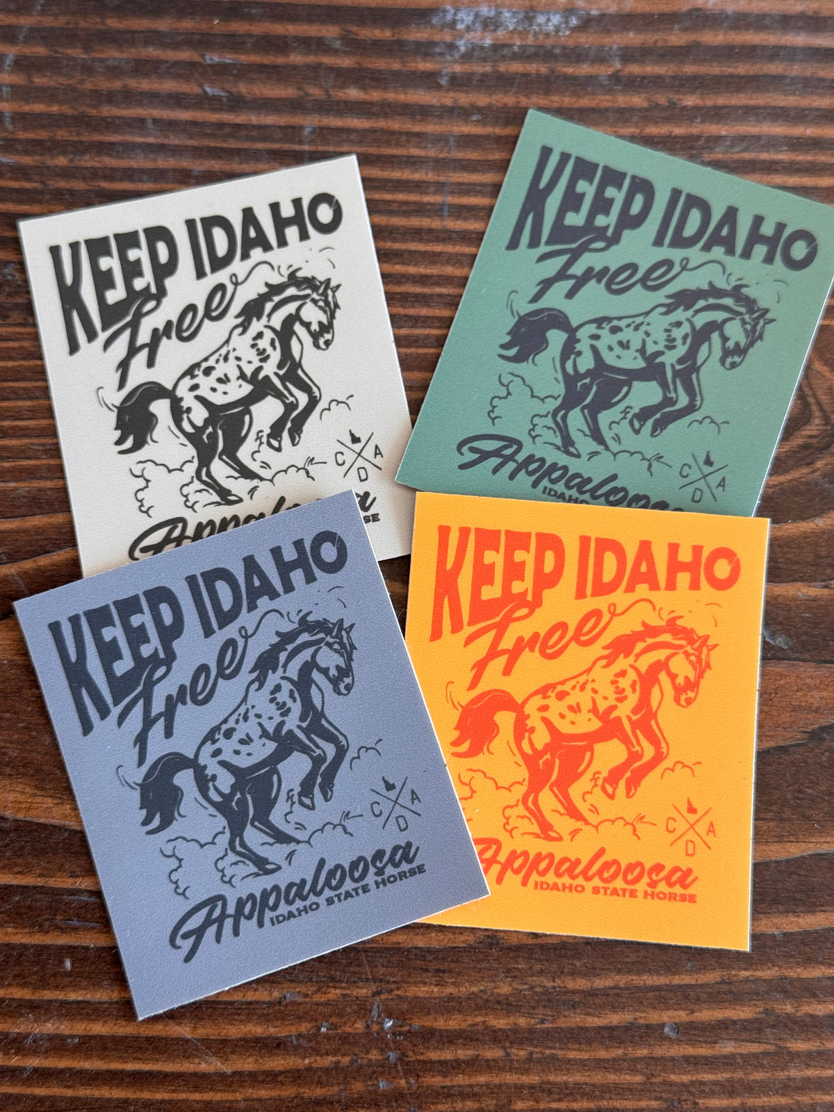 Keep Idaho Free Sticker - Tan