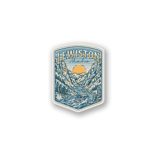 Snake River Lewiston Idaho Sticker