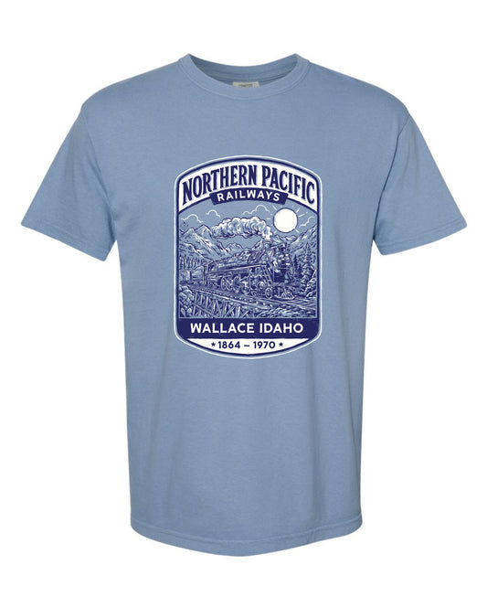 Northern Pacific Railway Steam Engine Tee