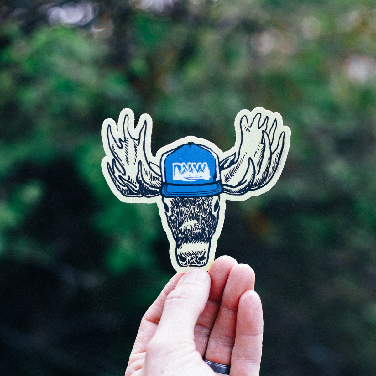 OG PNW Moose Sticker