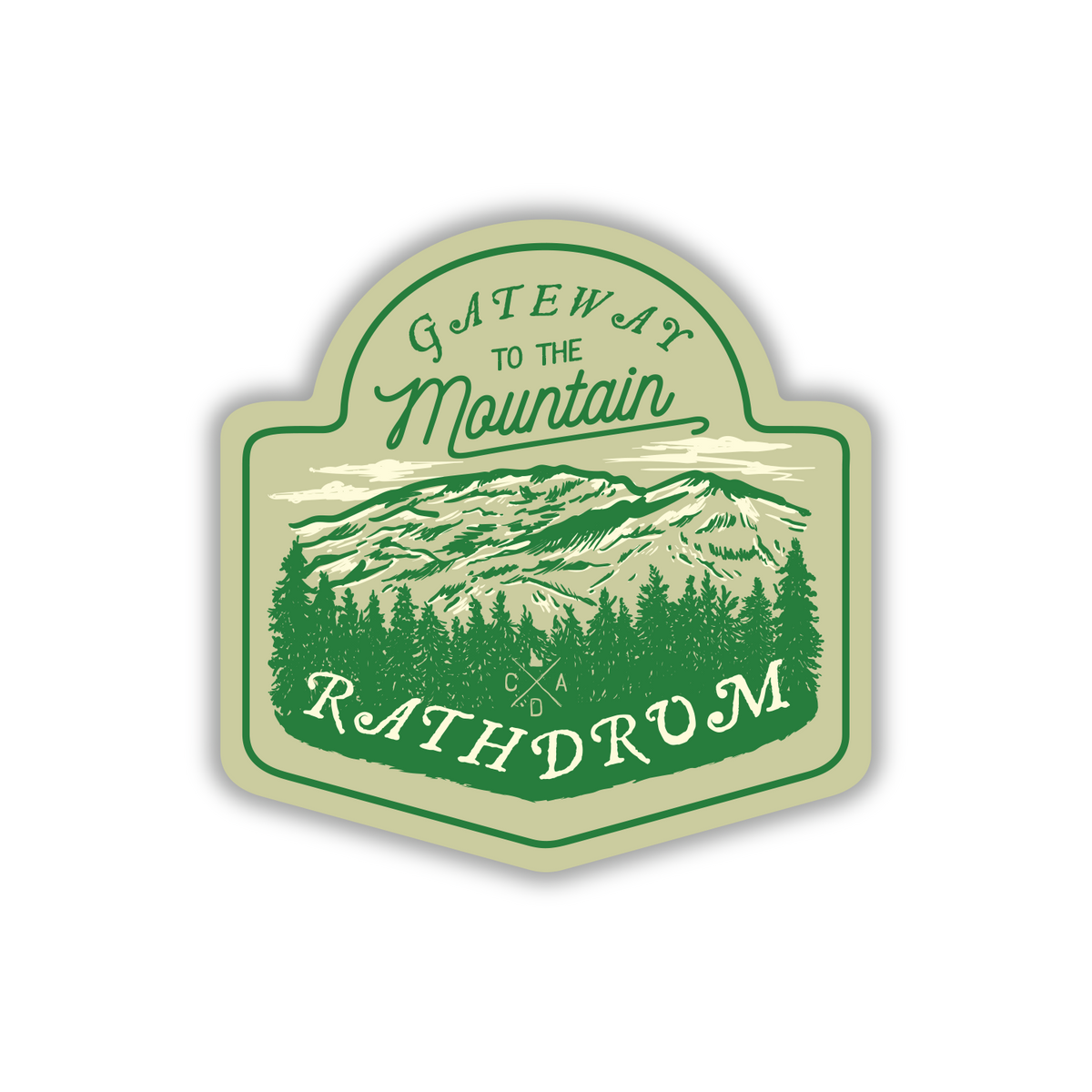 Rathdrum - Gateway To the Mountain Sticker