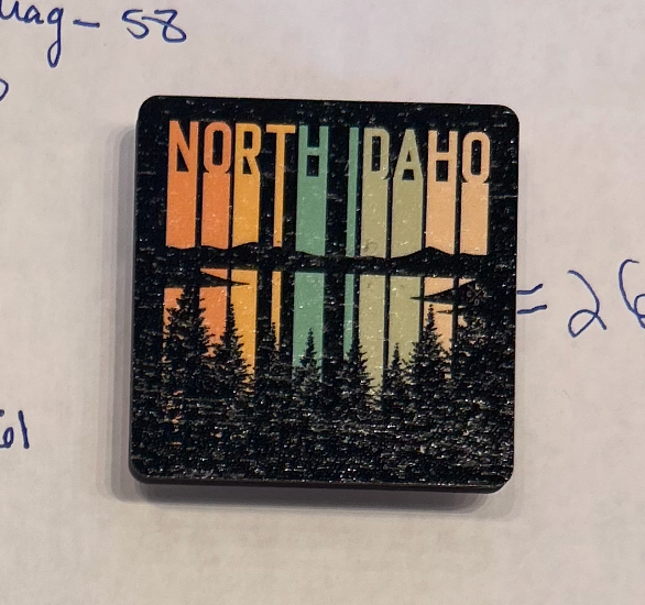 North Idaho Timberline Magnet (Printed)