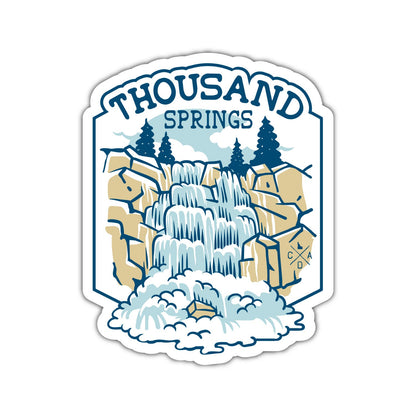 Thousand Springs Idaho Sticker