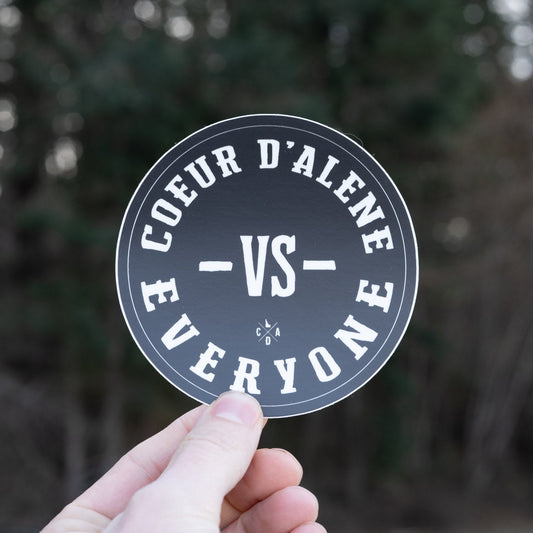 Coeur d'Alene VS Everyone Circle Sticker