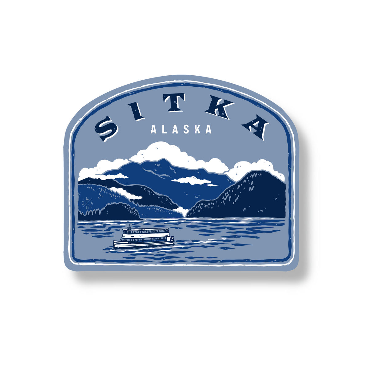 Classic Sitka Alaska Sticker