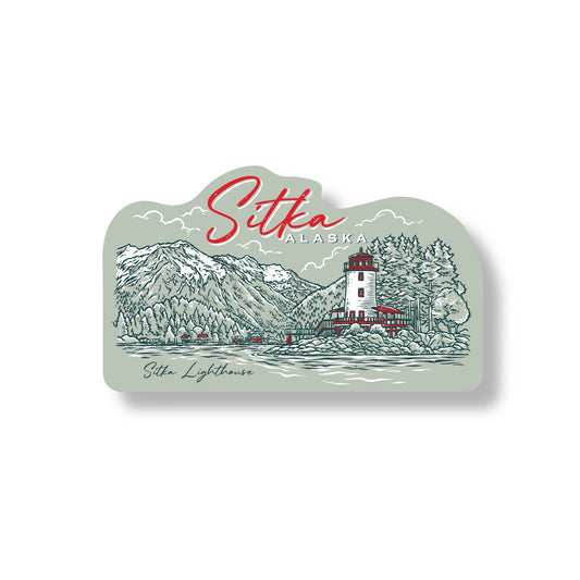 Sitka Lighthouse Sticker