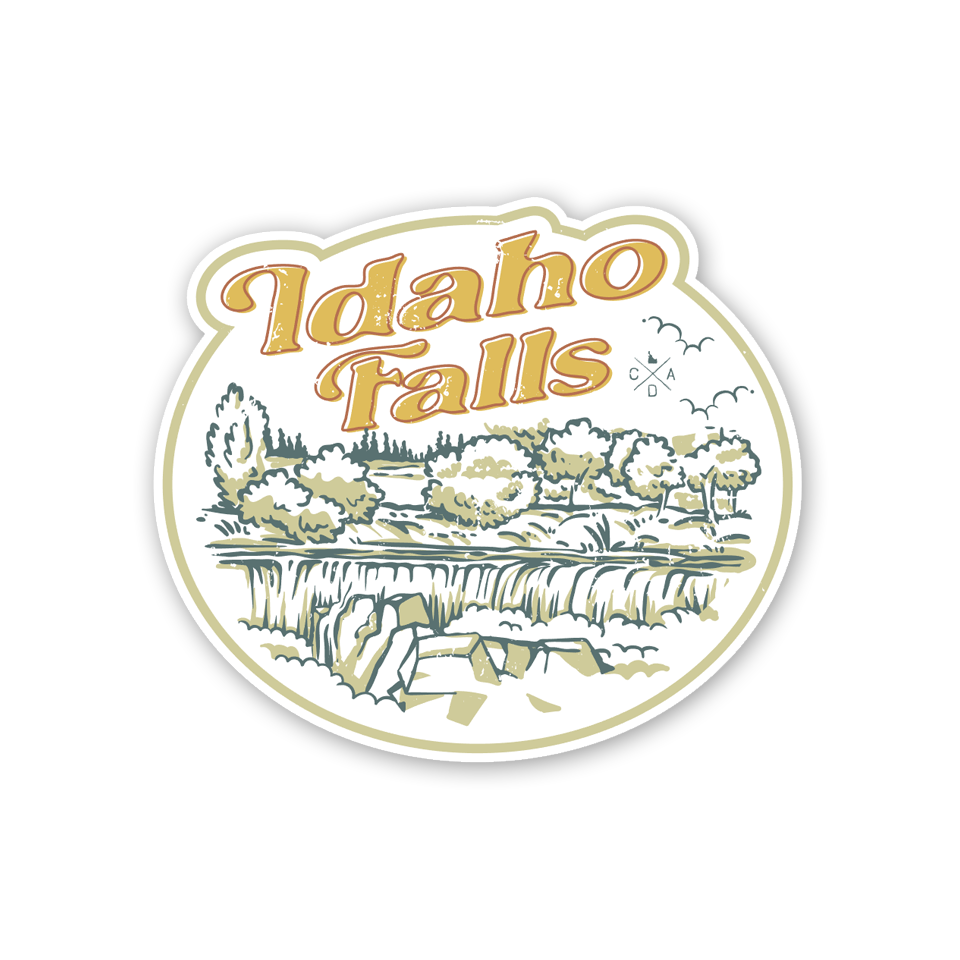 Idaho Falls Vintage Vista Sticker