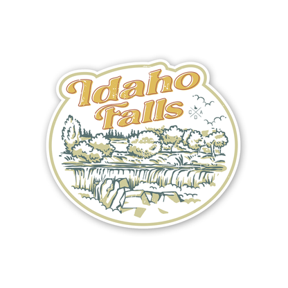 Idaho Falls Vintage Vista Sticker